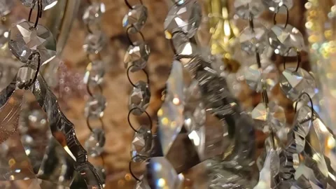 Crystal pendants swing in the wind 스톡 동영상 296644044