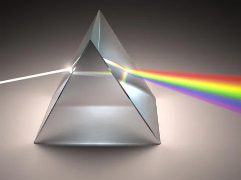 Crystal Prism Stock Illustration