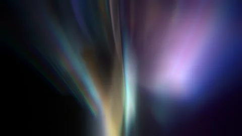 Crystal Prism Light Leak Rainbow Spectrum Refraction Abstract Motion Overlay Stock Footage 336334383