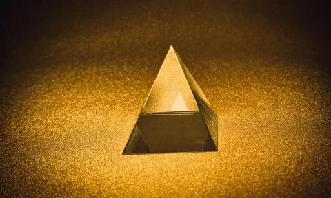 Crystal Pyramid Stock Photos