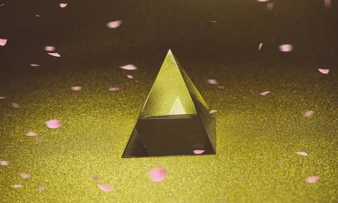 Crystal Pyramid Stock Photos