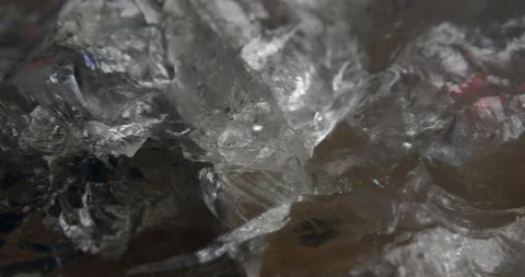 Crystal Quartz Red Refraction Stock Footage 153577329