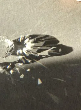 Crystal reflection Stock Photos