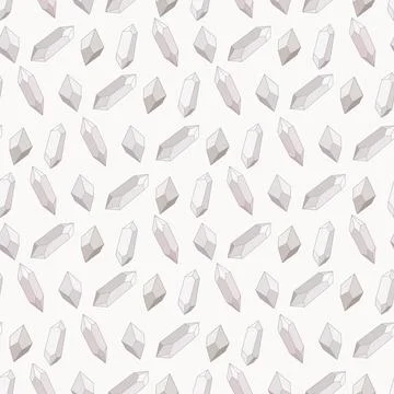 Crystal repeat pattern background, seamless pattern design. Illustrazione stock