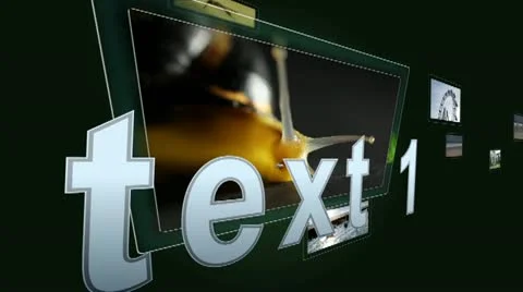 Crystal Screens After Effects stock