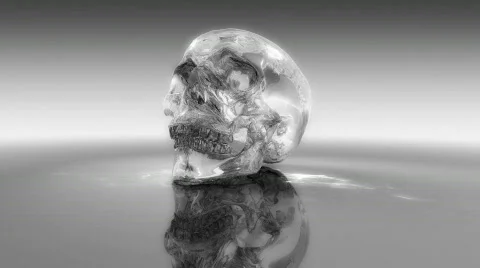 Crystal Skull Stock Footage 454110