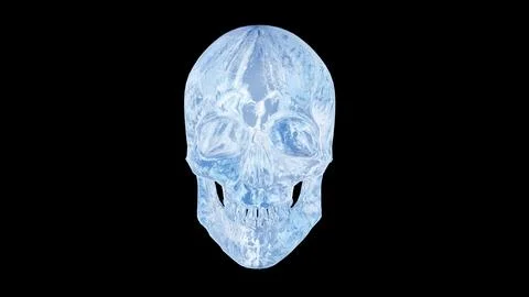 Crystal Skull Stock Illustration