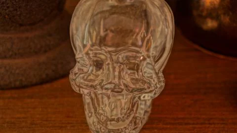 Crystal Skull 스톡 사진