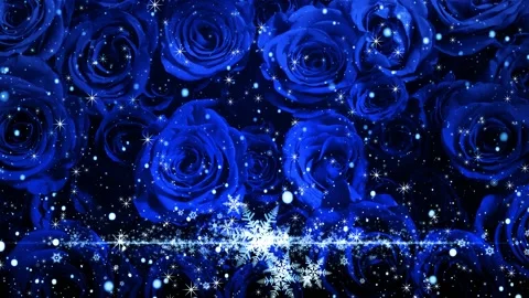 Crystal of snow and glitter flutter on rose background Stock Footage 220071729