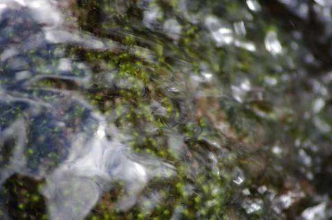 Crystal splashes of water Stock Photos
