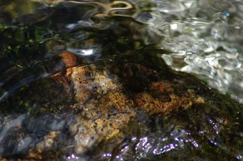 Crystal splashes of water Stock Photos