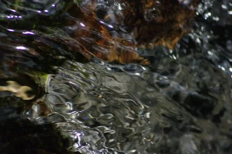 Crystal splashes of water Stock Photos