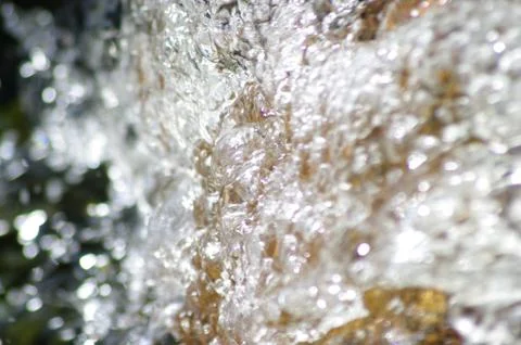 Crystal splashes of water Stock Photos