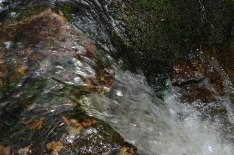 Crystal splashes of water Stock Photos