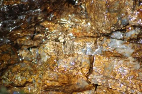 Crystal splashes of water Stock Photos