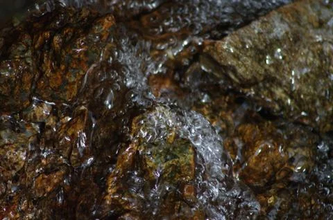 Crystal splashes of water Stock Photos