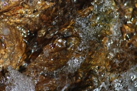 Crystal splashes of water Stock Photos