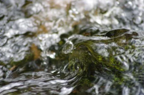 Crystal splashes of water Stock Photos