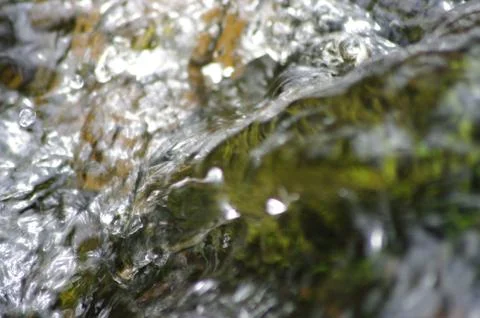 Crystal splashes of water Stock Photos