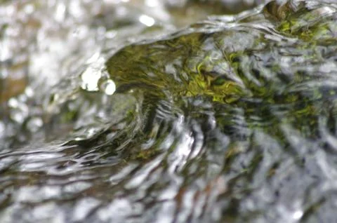 Crystal splashes of water Stock Photos