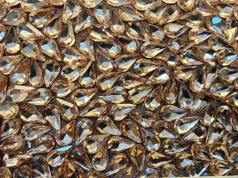 Crystal stone background and texture Macro shot Stock Photos