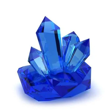 Crystal stones Stock Illustration