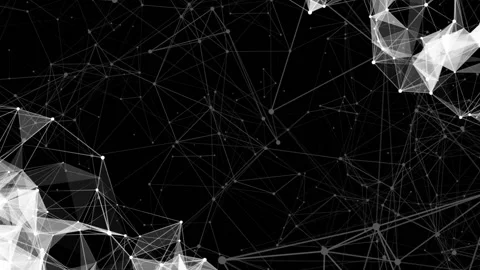 Crystal structures in the corners of the screen.3D animation showing multi core Stock Footage 103115668