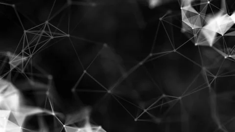 Crystal structures.Abstract digital background made of different shapes with Stock Footage 103120510