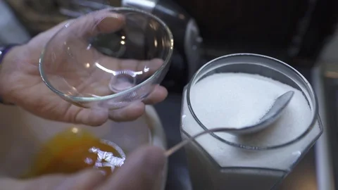 Crystal sugar Stock Footage 127096061