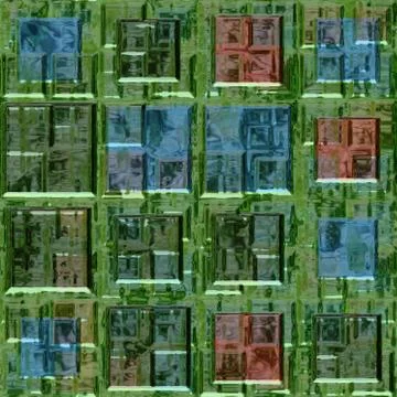 Crystal tiles generated hires texture Stock Illustration