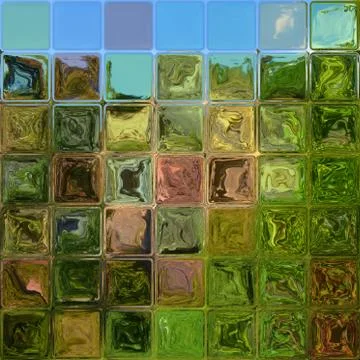 Crystal tiles generated hires texture Stock Illustration