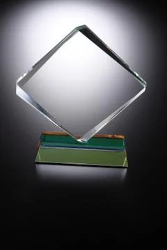 Crystal trophy Stock Photos