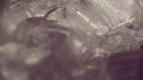 Crystal Under Microscope 4K Super Magnification Stock Footage 237700939