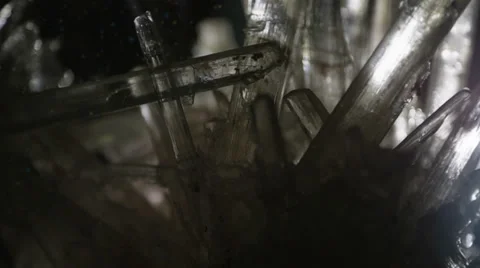Crystalline quartz Stock Footage 34424402