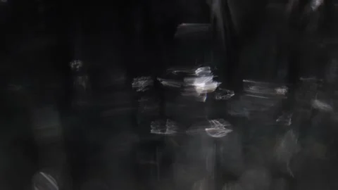 Crystalline shining lights in the dark Stock Footage 318591876