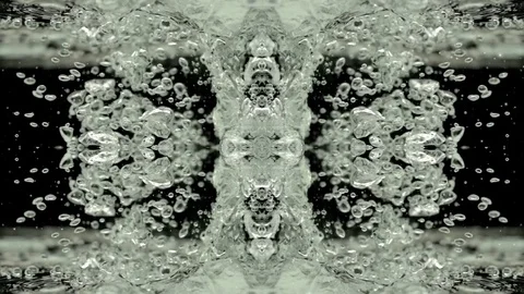 Crystalline Water Patterns Background Stock Footage 75857828