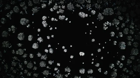 Crystallization. Microscopic timelapse. Chemical Process Stock-Footage 88712801