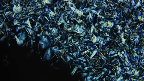 Crystallization Microscopic timelapse. The formation of crystals 스톡 동영상 88665085