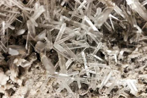 Crystallized quartz - mountain crystal Фото