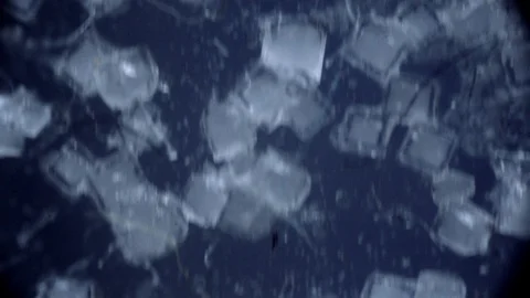 Crystallized surface is taken under a microscope Stock-Footage 129414935