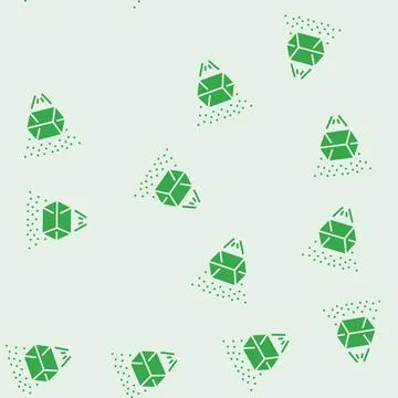 Crystallography materials engineering glyph seamless pattern Stockillustratie