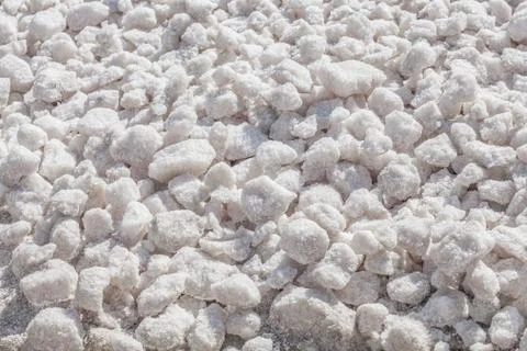 Crystals of  salt 库存照片