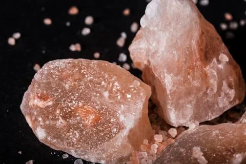 Crystals salt Stock Photos