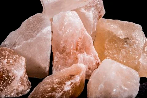 Crystals salt Stock Photos