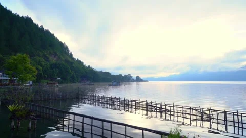 CS - Beautiful Lake Landscape Stock Footage 238635701