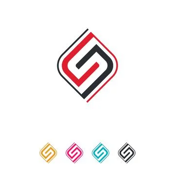 CS letter logo design vector template, s letter logo design, s letter logo Stock Illustration