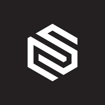 CS Letter monogram Initial Logo Design Template Vector Illustration. CS ele.. Stock-Illustration