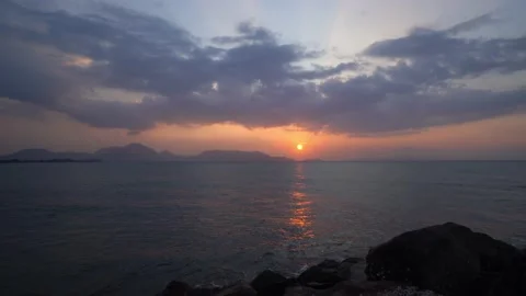 CS - Sea Sunset Stock Footage 238636171