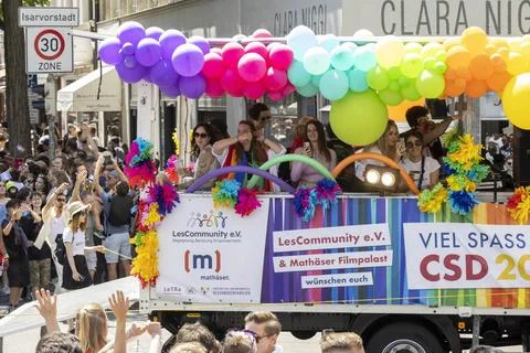  CSD Parade Munich Pride in München / Datum: 24.06.2023 / *** CSD Parade M.. Stock-Fotos