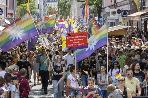  CSD Parade Munich Pride in München / Datum: 24.06.2023 / *** CSD Parade M.. Stock-Fotos